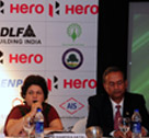 From left Mrs. Kavita Singh, President- WGAI , Mr Anil Dua, Sr. VP- Marketing & Sales, Hero MotoCorp’, Mrs. Champika Sayal, Secretary General-WGAI and Maj. Gen. Abhi Parmar, Director General- IGU.