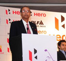 Maj. Gen. Abhi Parmar, Director General-IGU. delivering Speech. 
