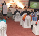 Mr Anil Dua, Senior  V.P Hero MotoCorp. delivering Speech. 