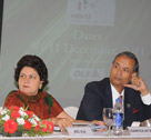 From (L) Mr Anil Dua, Sr. VP- Marketing & Sales, Hero MotoCorp’, Mrs. Champika Sayal, Secretary General-WGAI and Maj. Gen. Abhi Parmar, Director General-IGU.
