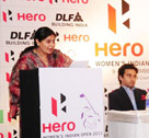 Mrs. Kavita Singh, President -WGAI, delivering Speech. 